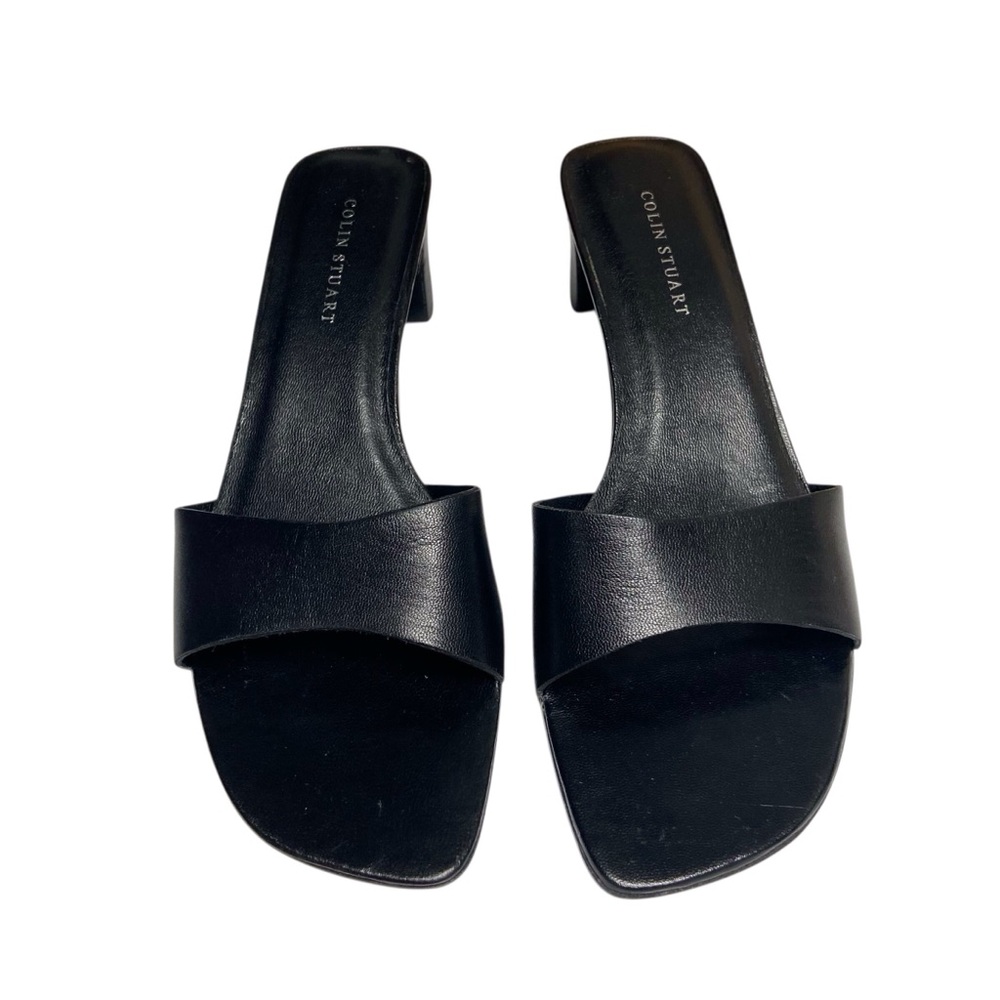 Colin Stuart Black Women's Slides Sandals - Picture 4 of 12